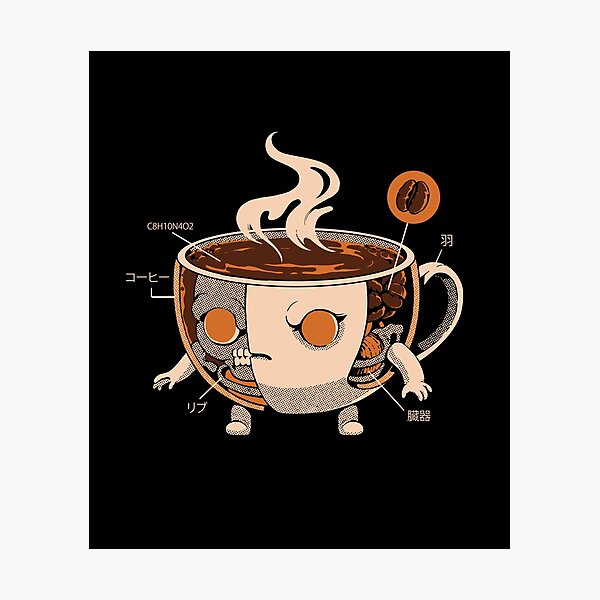 Item preview, Coffeezilla X-ray designed and sold by Ilustrata®.