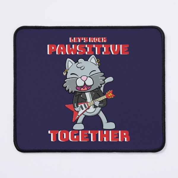 Item preview, Pawsitive cattitude : rocking cat designed and sold by ImaginarStore.