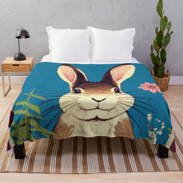 Item preview, Brown American Lop Bunny Rabbit with Adorable Eyes designed and sold by wigobun.