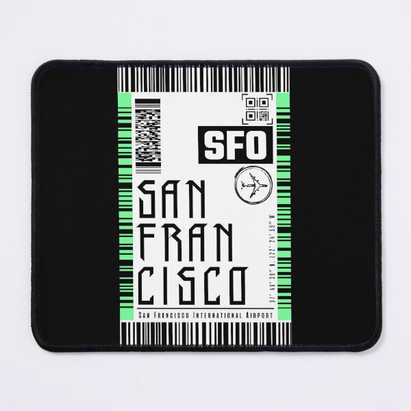 Item preview, SAN FRANCISCO boarding pass luggage stickers designed and sold by LeddsoDello.