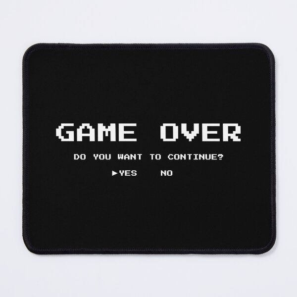 Item preview, Game Over Continue? (Plain White Text) designed and sold by Pendy777.