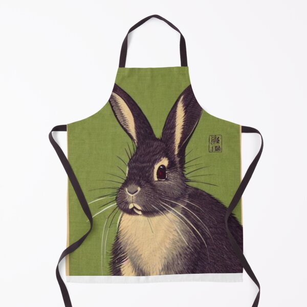 Item preview, Cute Traditional Black Otter Netherland Dwarf Rabbit designed and sold by wigobun.