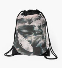 Dyed & Thermofax Art Work Drawstring Bag