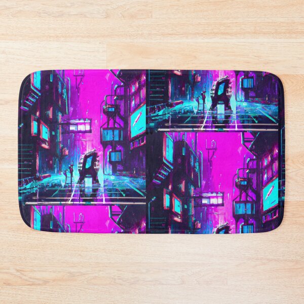 Item preview, cyberpunk future cityscape designed and sold by 442b.