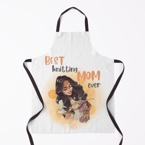 Aperçu de l'œuvre Best Knitting Mom Ever créée et vendue par AK-BOUTIQUE.