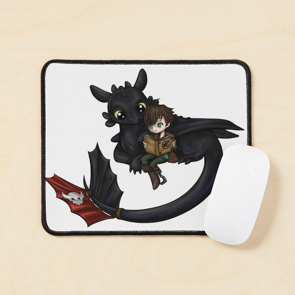 Lámina rígida for Sale con la obra «HTTYD - Chibi Hipo y Chimuelo Fanart»  de Legacy Manga | Redbubble