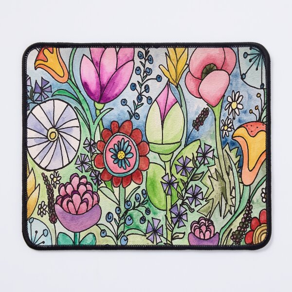 Item preview, Multi-Coloured Field of Flowers - Art designed and sold by jolabrese.