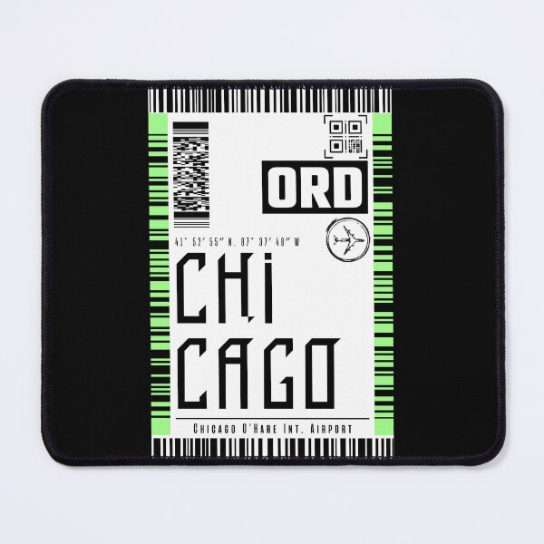 Item preview, CHICAGO boarding pass luggage sticker designed and sold by LeddsoDello.