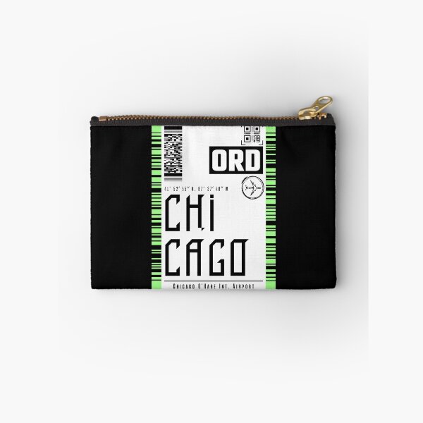 Item preview, CHICAGO boarding pass luggage sticker designed and sold by LeddsoDello.