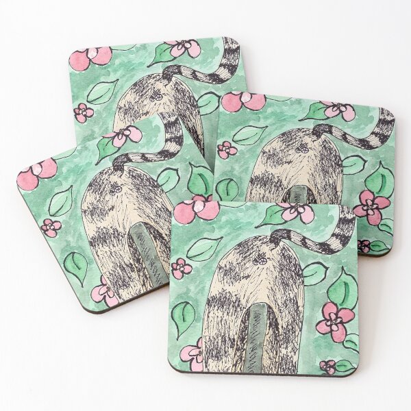 Item preview, Green Garden Cat Butt - Art designed and sold by jolabrese.