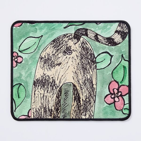 Item preview, Green Garden Cat Butt - Art designed and sold by jolabrese.
