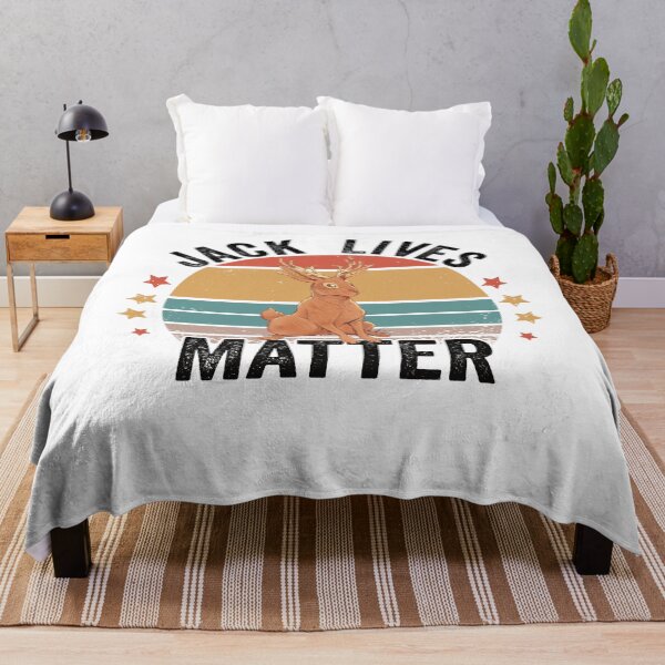 Item preview, Jackalope Lives Matter Jackrabbit Fan Design designed and sold by ZzCorezZ.