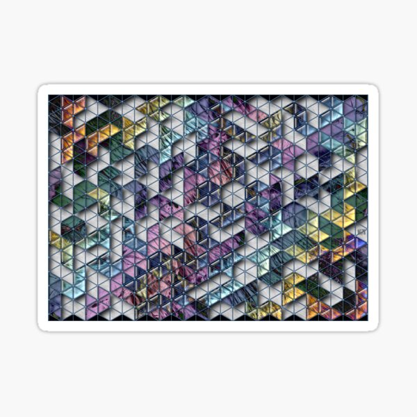 Tessellation 1 Sticker For Sale By Kerravonsen Redbubble