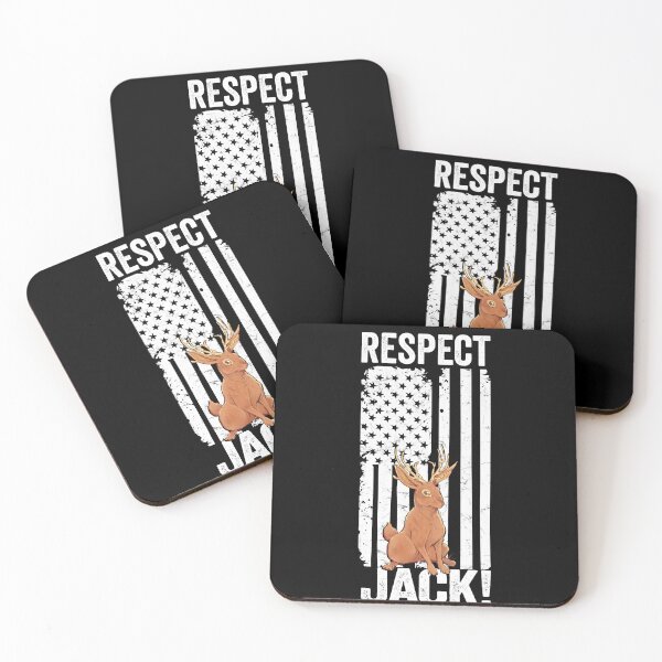 Item preview, Jackalope Respect the Jackrabbit Fan Design designed and sold by ZzCorezZ.