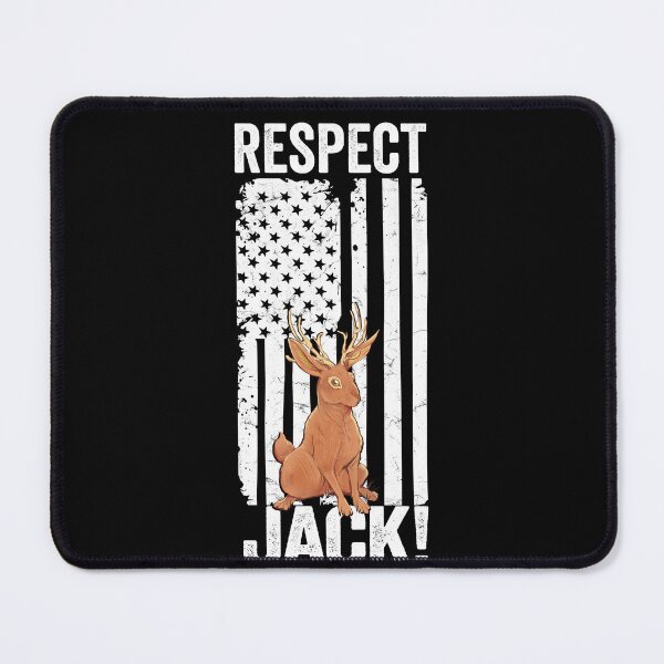 Item preview, Jackalope Respect the Jackrabbit Fan Design designed and sold by ZzCorezZ.