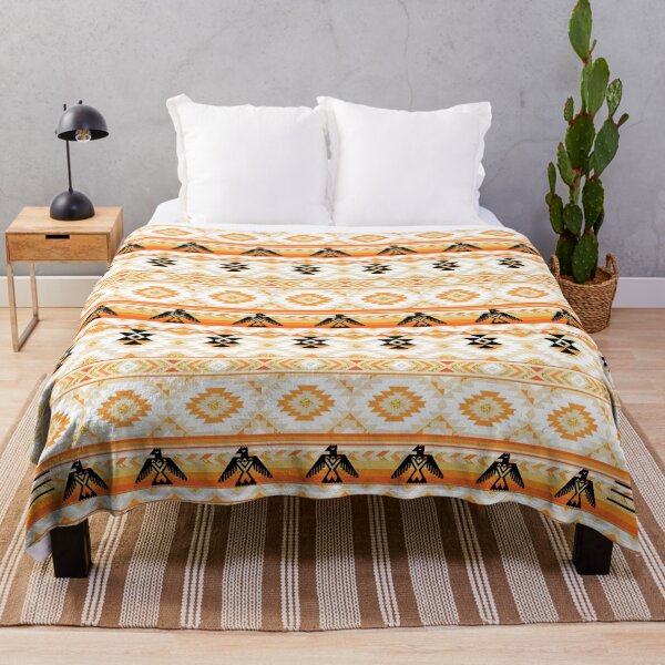 Item preview, Western Aztec Design With Native American Thunderbird Symbol designed and sold by handsoftime2020.