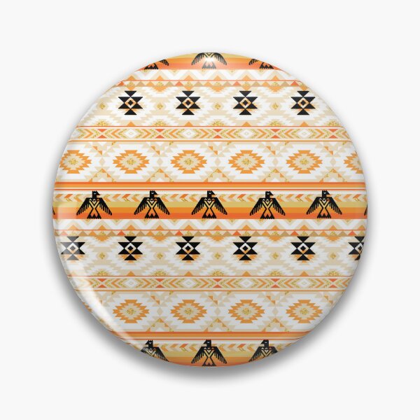 Item preview, Western Aztec Design With Native American Thunderbird Symbol designed and sold by handsoftime2020.