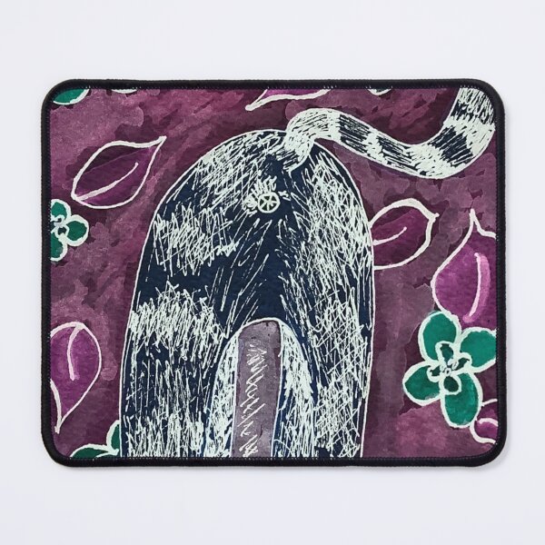 Item preview, Purple Garden Cat Butt - Art designed and sold by jolabrese.