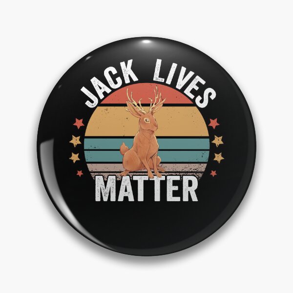 Item preview, Jackalope Lives Matter Jackrabbit Fan Design designed and sold by ZzCorezZ.