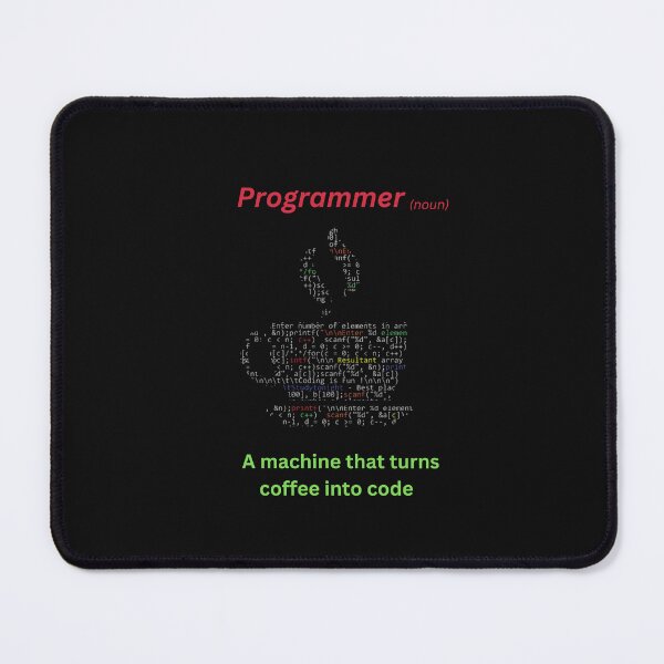 Item preview, Programmer a machine that turns coffee into code  designed and sold by t1n3333.