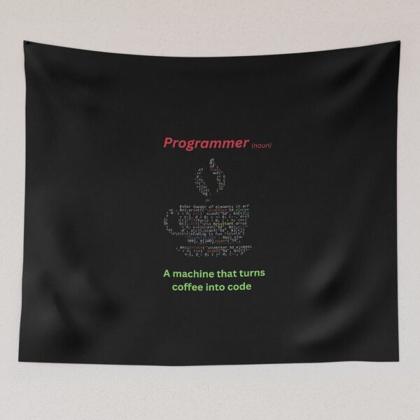 Item preview, Programmer a machine that turns coffee into code  designed and sold by t1n3333.