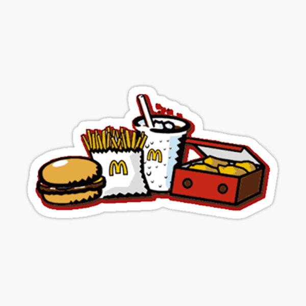 Sticker Mcdonalds Redbubble