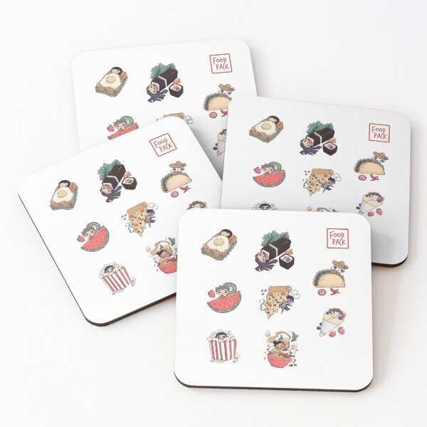 Item preview, Cute Food sticker Pack 1 - Large Sticker  designed and sold by shopfindingbeni.