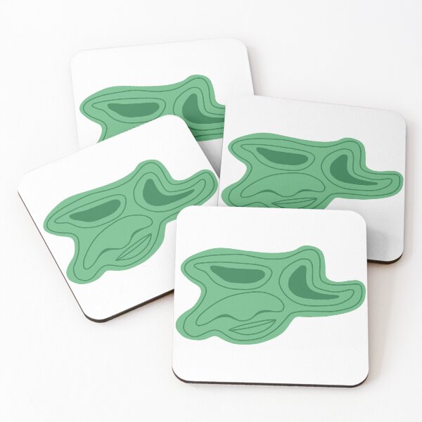 Item preview, Green Funky Face designed and sold by ash-king-art.