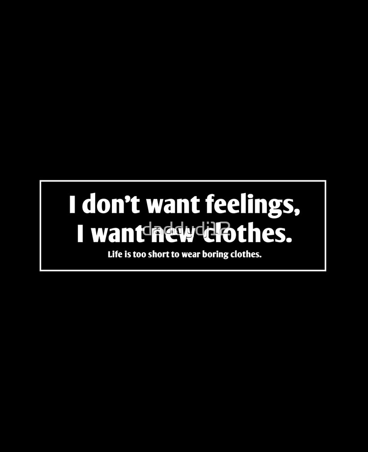 i want clothes