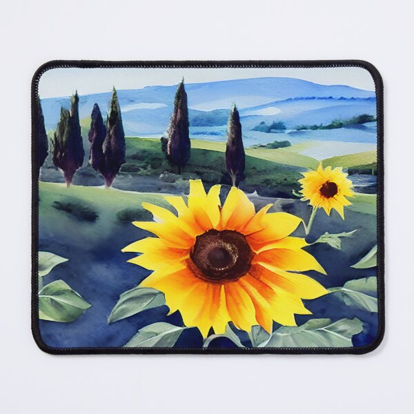 Item preview, Tuscany Art, Tuscany Watercolor, Sunflower Artwork designed and sold by viewgraphics.