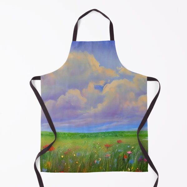 Artikelvorschau, Sky & Clouds Kunst, Naturlandschaftskunst, Wild Field Meadow Landschaftskunst, Boho-Kunst entworfen und verkauft von viewgraphics.