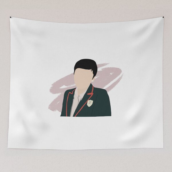 Item preview, Elite Netflix Show & Ari with pink background  designed and sold by paintingtour.