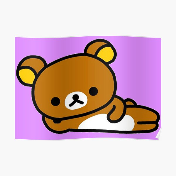 "Rilakkuma Bear Japan Kawaii" Poster for Sale by ggpandele Redbubble