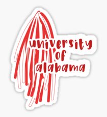 University of Alabama Shaker Sticker