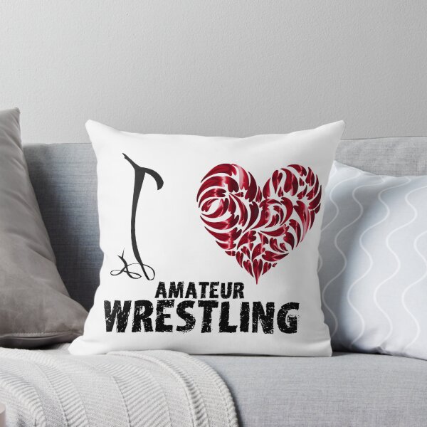 Item preview, Diseño de camiseta de lucha Amateur I Love Amateur Wrestling designed and sold by MartialArtsNerd.