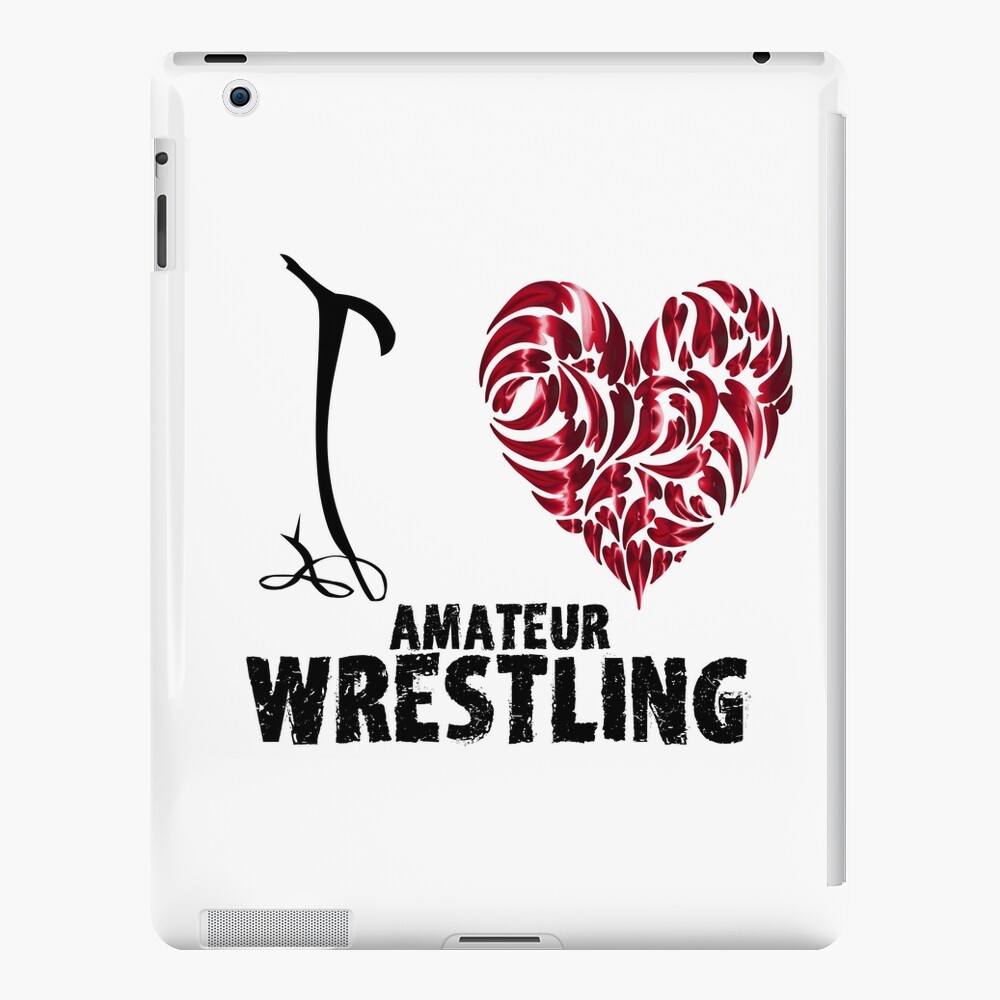 Amateur Wrestling T Shirt Design I Love Amateur Wrestling