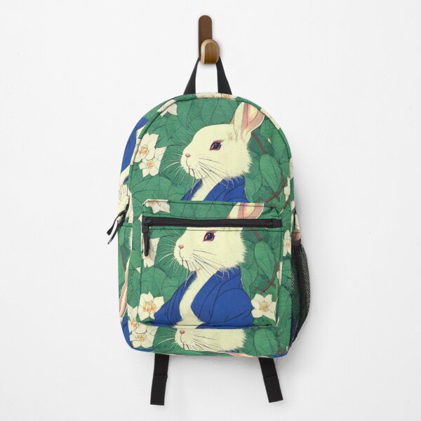 Item preview, Cute Flowers White Dwarf Rabbit American Cutest Bunny designed and sold by wigobun.