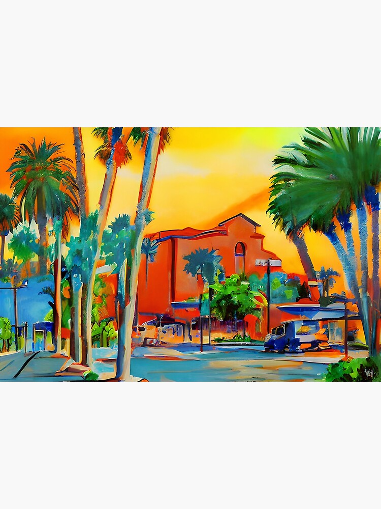 "Santa Barbara Art, City art, California art, Santa Barbara Artwork