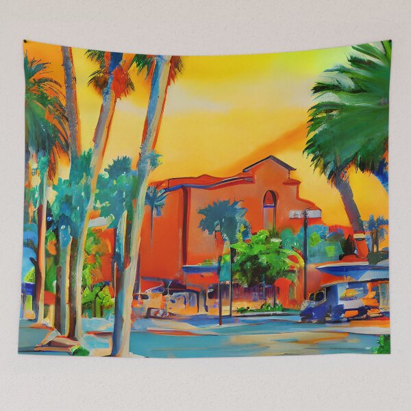Item preview, Santa Barbara Art, City art, California art, Santa Barbara Artwork designed and sold by viewgraphics.