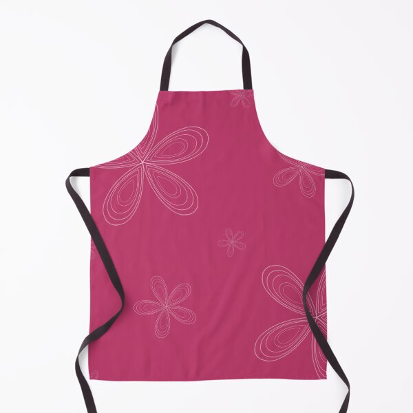 Item preview, Lined White Flowers - Pink designed and sold by Lorelle Gifts.