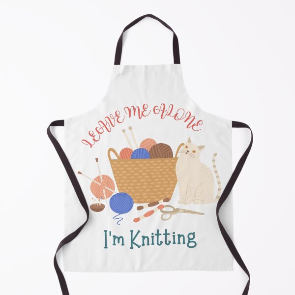 Item preview, Leave Me alone I'm Knitting designed and sold by SortaPrettyOk.
