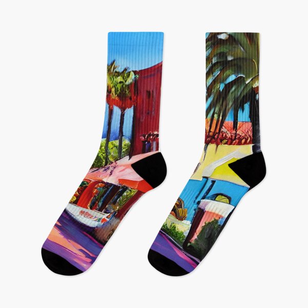 Item preview, Santa Barbara Art, City art, California art, Santa Barbara Artwork designed and sold by viewgraphics.