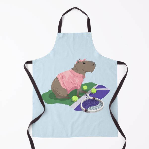 Item preview, Capybara Tennis - Pink designed and sold by Cactus Joe.