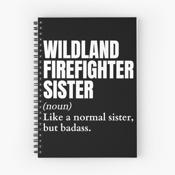 Item preview, Funny Badass Wildland Firefighter Sister Definition designed and sold by EndlessFreedom.