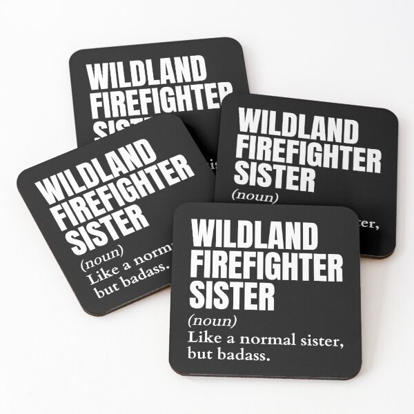Item preview, Funny Badass Wildland Firefighter Sister Definition designed and sold by EndlessFreedom.