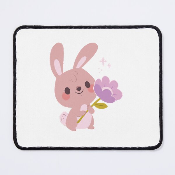 Item preview, Bunny Rabbit Holding Flower  designed and sold by GottfriSander.