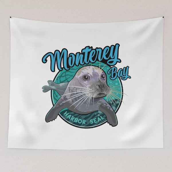 Item preview, Harbor Seal at Monterey Bay California designed and sold by SunNoonPark.