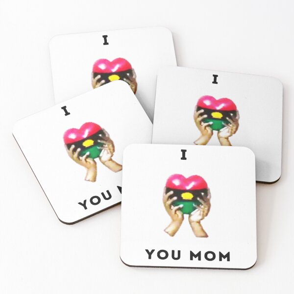 Item preview, I love you Mom sticker, wall art canvas print best gift for your Biafran Mom designed and sold by BiafraUplift.
