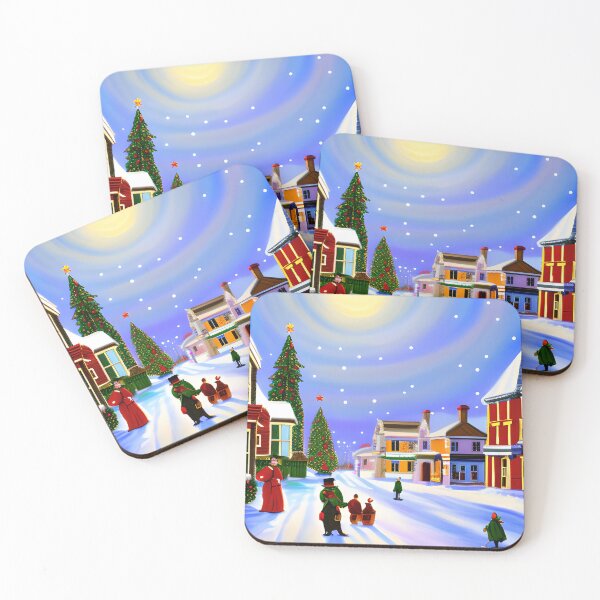 Item preview, Town at Christmas designed and sold by Poetic Patterns Studio.