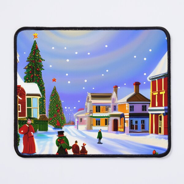 Item preview, Town at Christmas designed and sold by Poetic Patterns Studio.